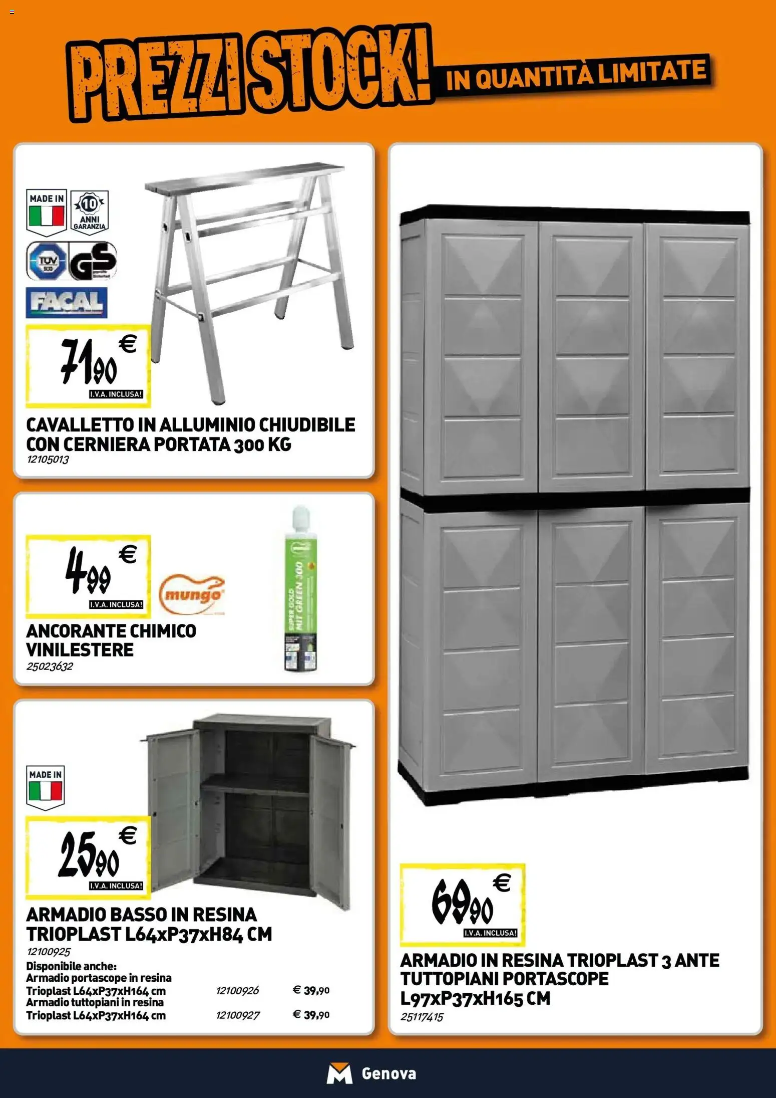 Volantino TECNOMAT del 22.01.2026 | Pagina: 20 | Prodotti: Alluminio, Armadio