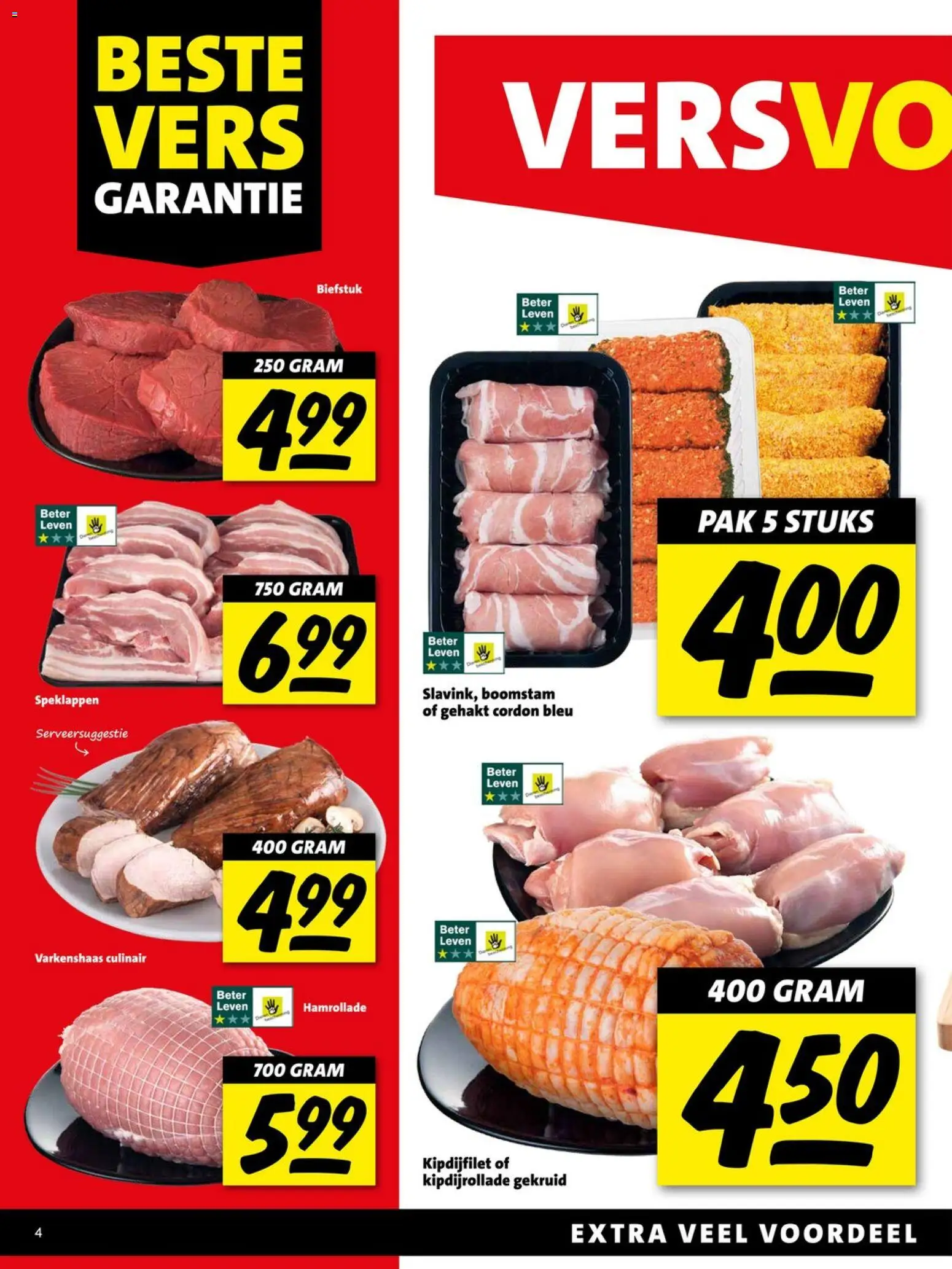 {H1} | Pagina: 4 | Producten: Biefstuk, Gehakt