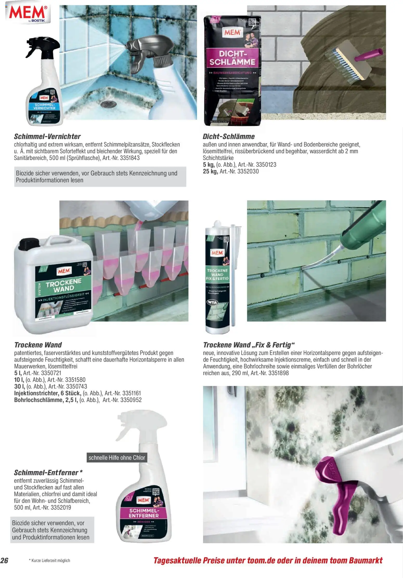 Toom Baumarkt Baustoffe & Bauelemente 2026 – gültig ab 20.02.2026 | Seite: 26