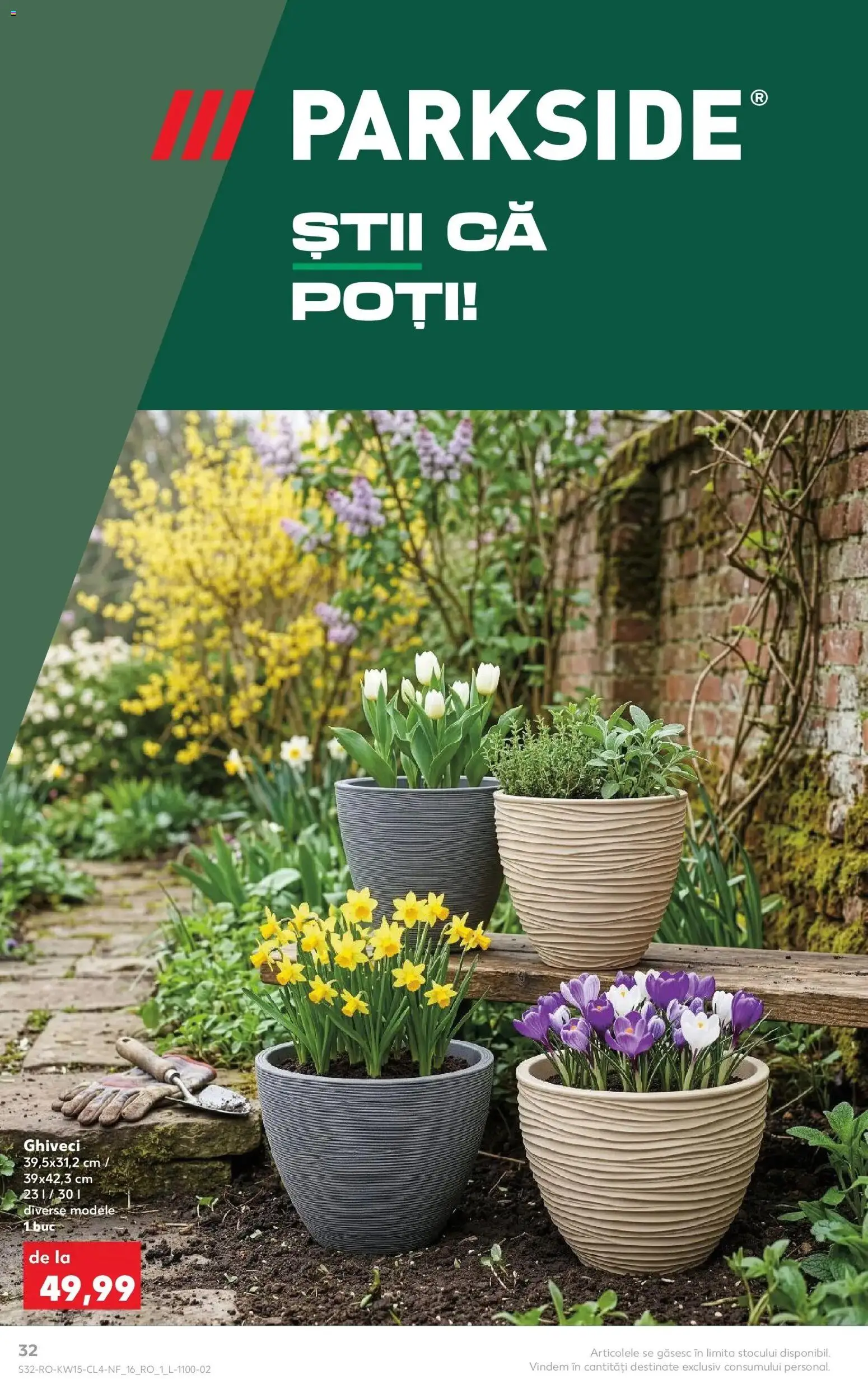 Noul catalog Kaufland – valabil de la 08.04.2026 | Pagină: 32 | Produse: Ghiveci