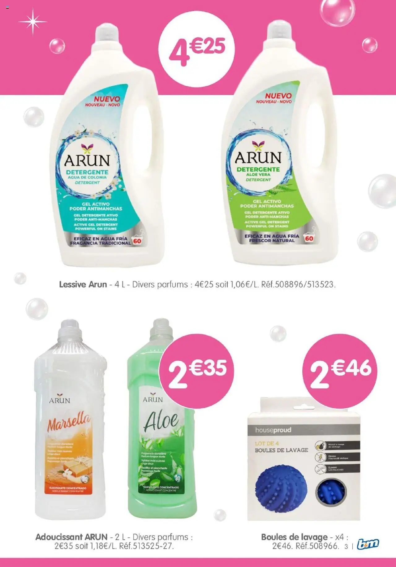  | Page: 3 | Produits: Parfum, Adoucissant, Détergent, Lessive