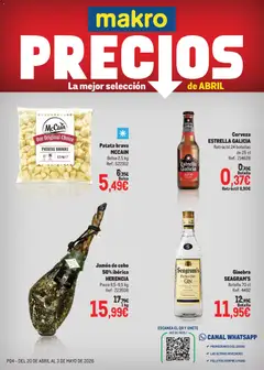 Vista previa Makro Precios Centro válido desde el 20.04.2026