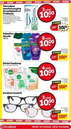 Sensodyne mondverzorging Gevoeligheid en ProGlasur, Keuze uit Fresh Mint, Gentle Whitening, Multi Care, Tandvleesbescherming, Extra Fresh Gel, Deep Clean, ProGlasur en mondwater. M.u.v. multipakken. - Voorbeeld van een folder van Kruidvat, geldig van 03.03.2026 | Pagina: 19