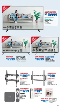 OK Furniture - Namibia  Specials │ valid from 07.07.2025 | Page: 18 | Products: Audio, Memory card, TV