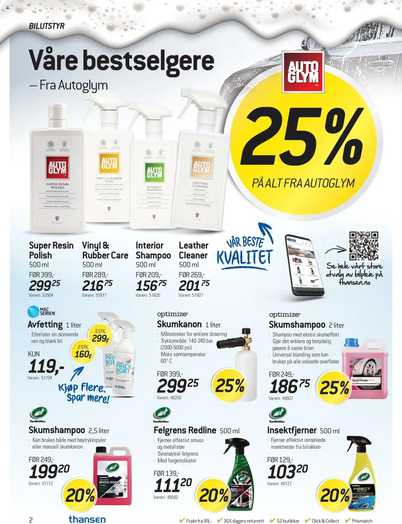  | Side: 2 | Produkter: Høytrykkspyler, Суміш дитяча, Shampoo, Interiør