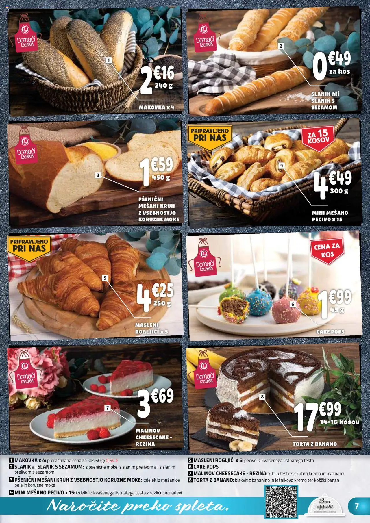 E.leclerc katalog │ velja od 06.08.2025 | Stran: 7 | Izdelki: Torta, Kos, Kruh