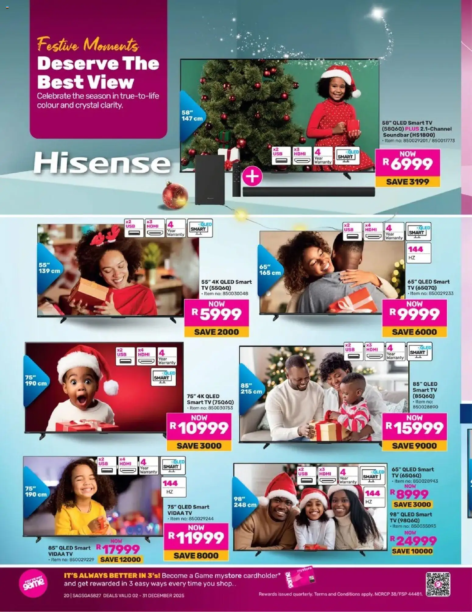 New Game catalogue – valid from 02.12.2025 | Page: 20 | Products: TV, Soundbar