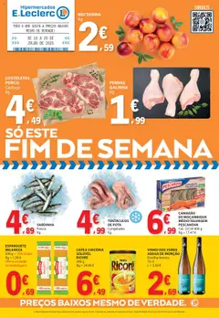 Pré-visualização E.Leclerc Catálogo Fim de Semana válido de 18.07.2025