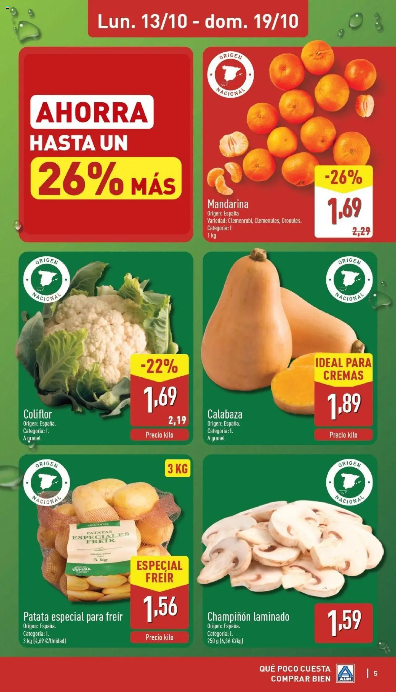 Aldi folleto Península │ válido desde el 13.10.2025 | Página: 5 | Productos: Πράσινο τσάι