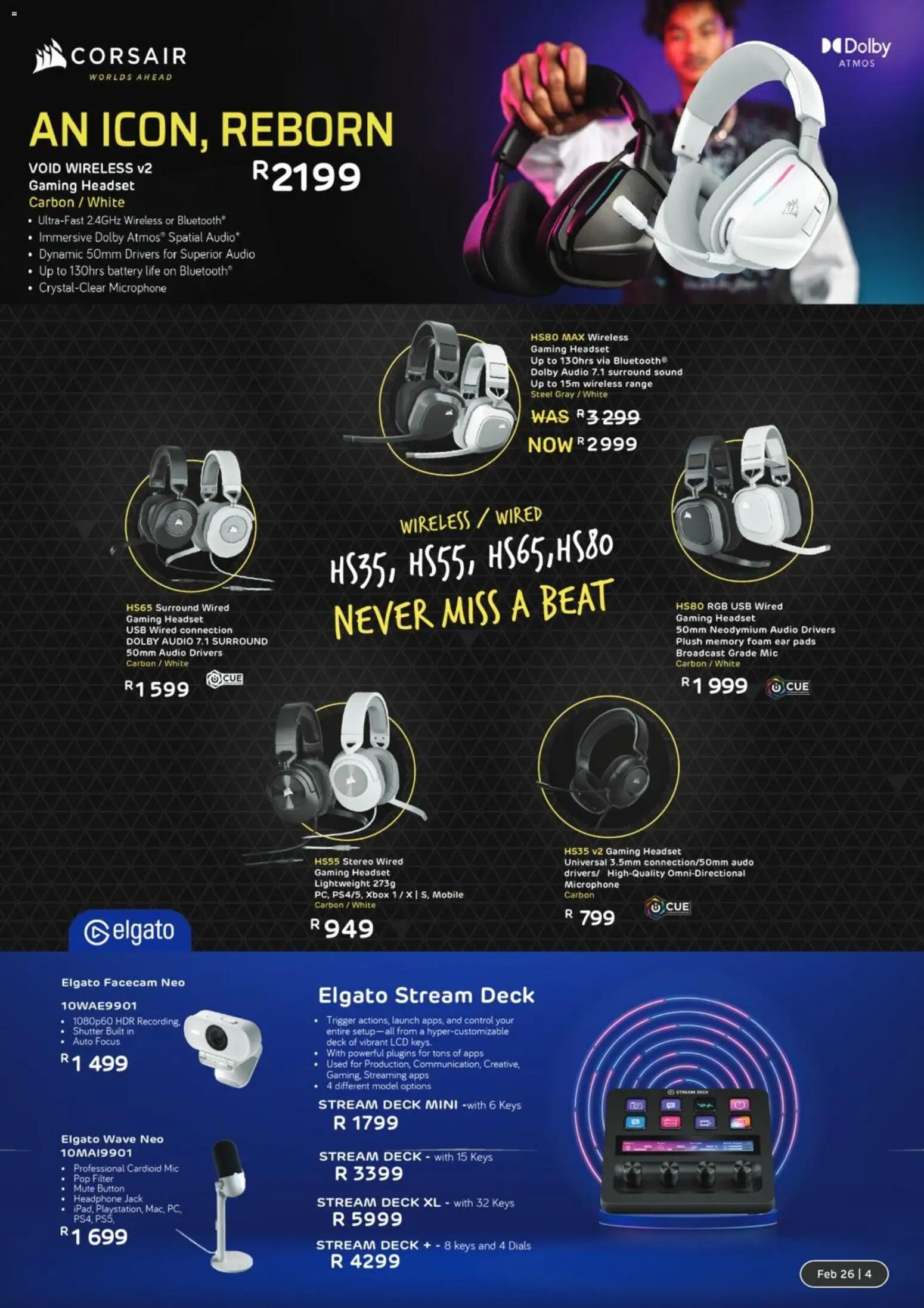 New Computer Mania catalogue – valid from 01.02.2026 | Page: 5 | Products: Audio, Microphone, USB, Foam