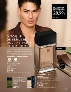 Black Suede Eau de Toilette Em Spray Para Ele, Oriental, couro. 100 ml. │ válido de 01.09.2025 | Página: 119 | Produtos: Fragrância, Eau de toilette, Madeiras, Banho
