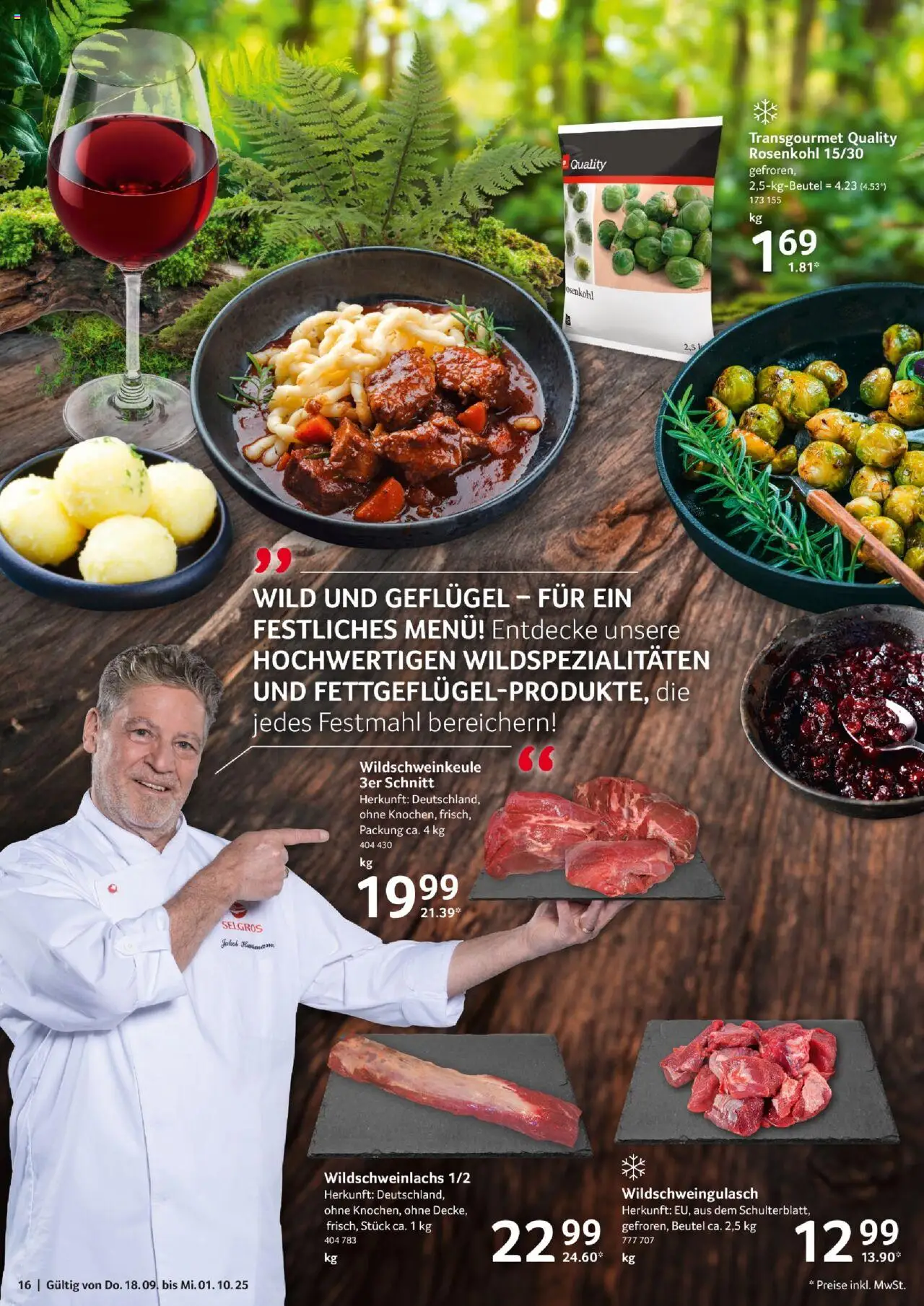Selgros Gastronomie – gültig ab 18.09.2025 | Seite: 16