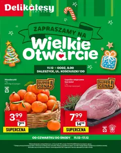 Pogląd oferty "Delikatesy Centrum Gazetka - Daleszyce Otwarcie" - ważna od 11.12.2025
