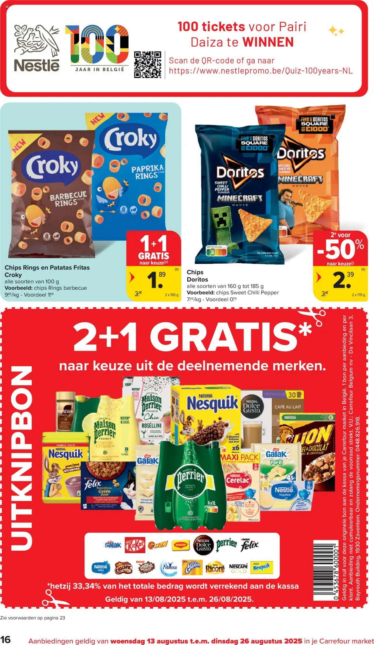  | Pagina: 16 | Producten: Doritos, Nescafe, Citroen, Chocolade