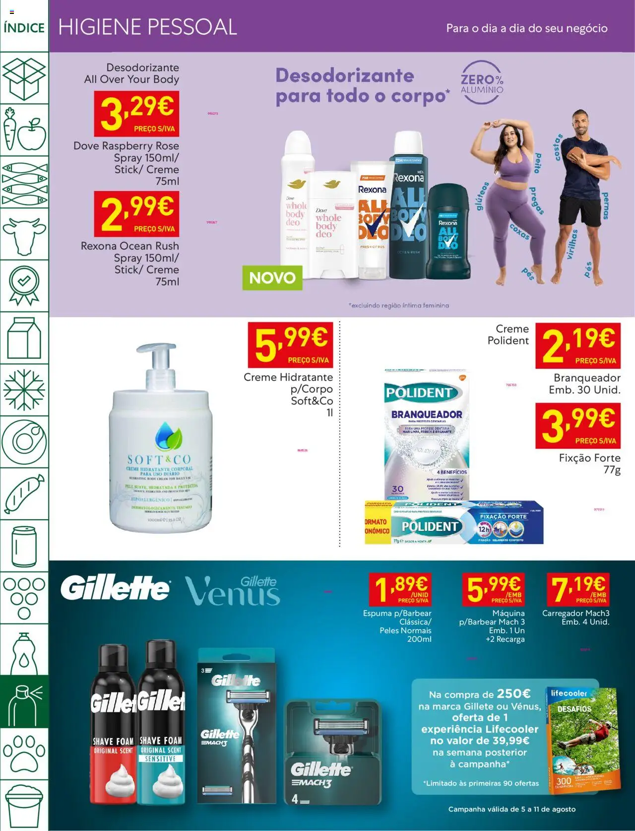 Recheio folheto │ válido de 05.08.2025 | Página: 44 | Produtos: Hidratante corporal, Desodorizante, Creme