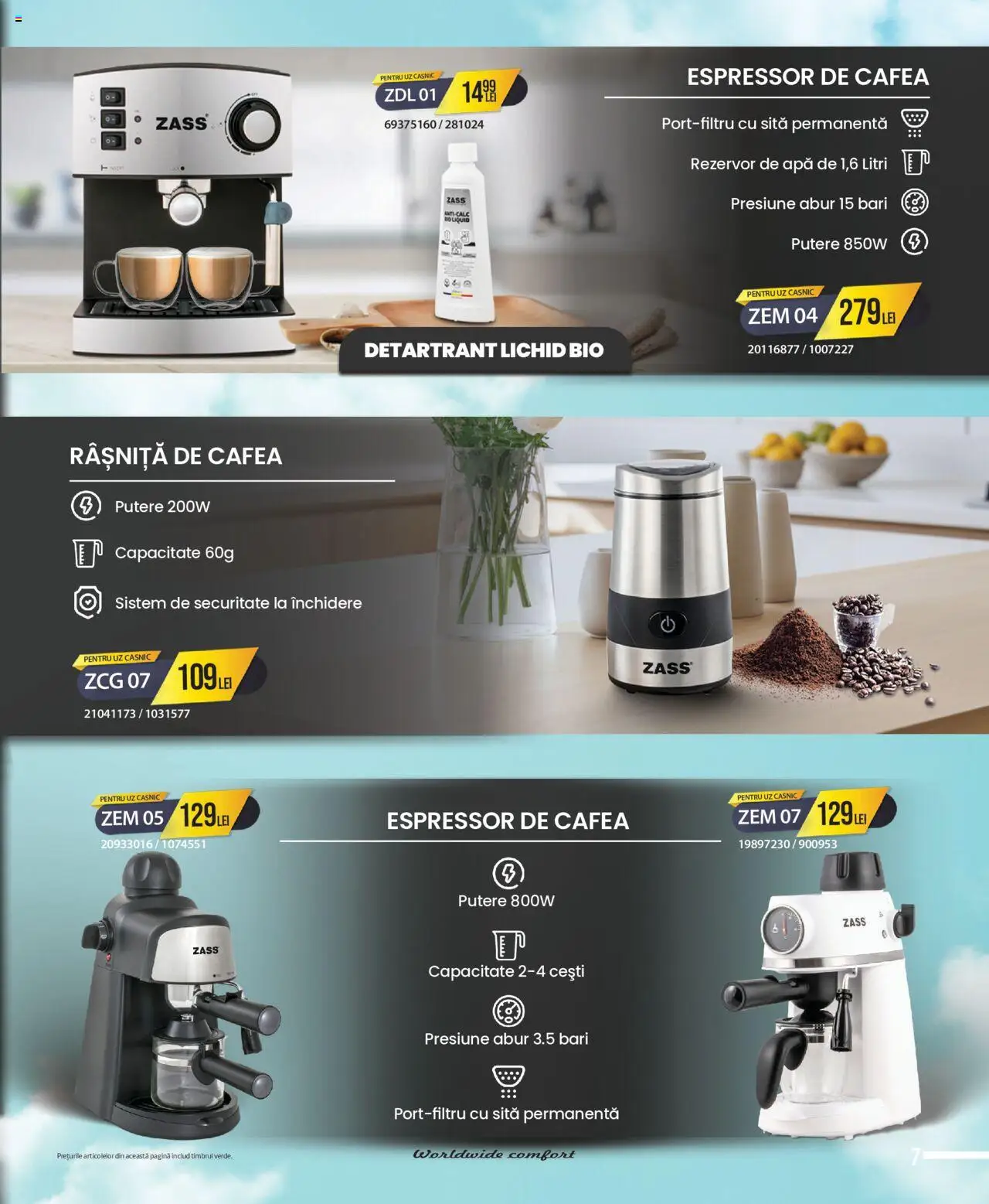 Catalog Selgros - Zass – valabil de la 01.08.2025 | Pagină: 7 | Produse: Şerit ödül, Espressor, Sită, Cafea
