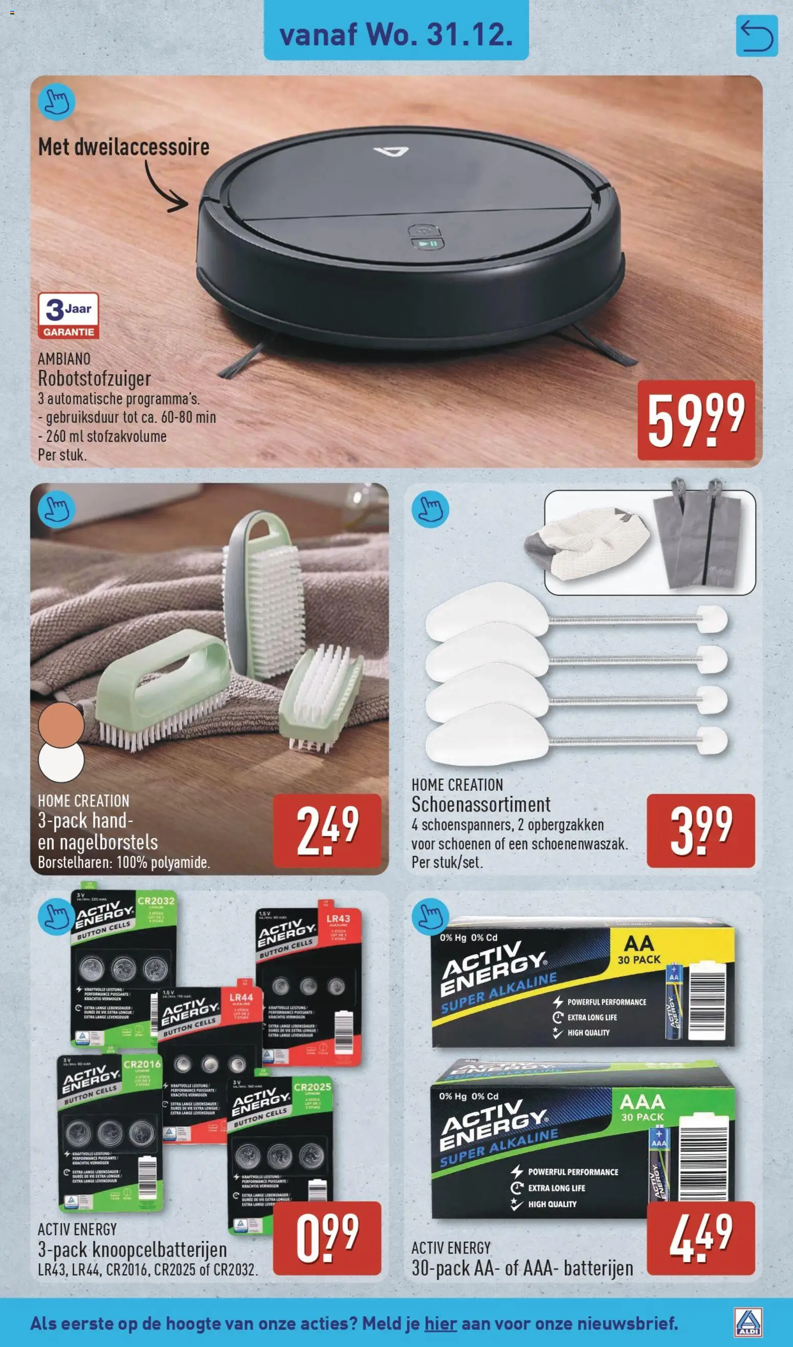 {H1} | Pagina: 27 | Producten: Schoenen, Batterijen