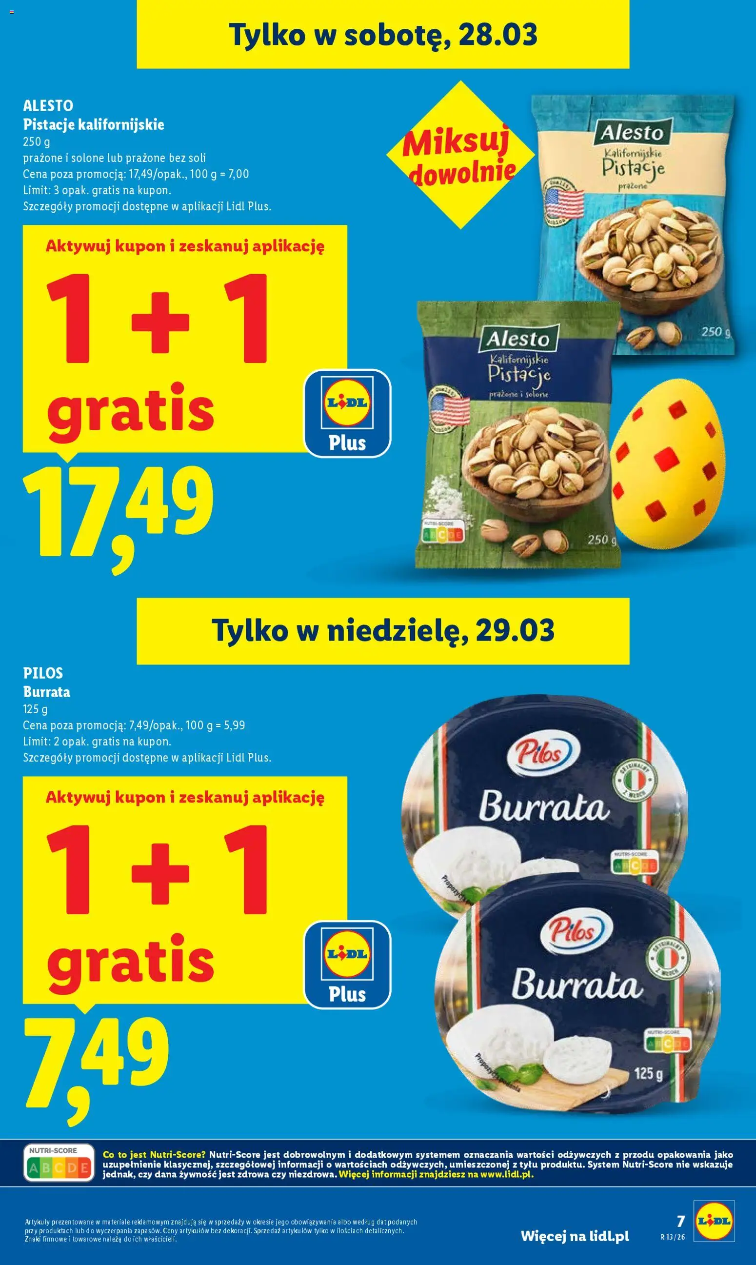 Lidl Polsko leták od 26.03.2026 | Strana: 7 | Produkty: Burrata