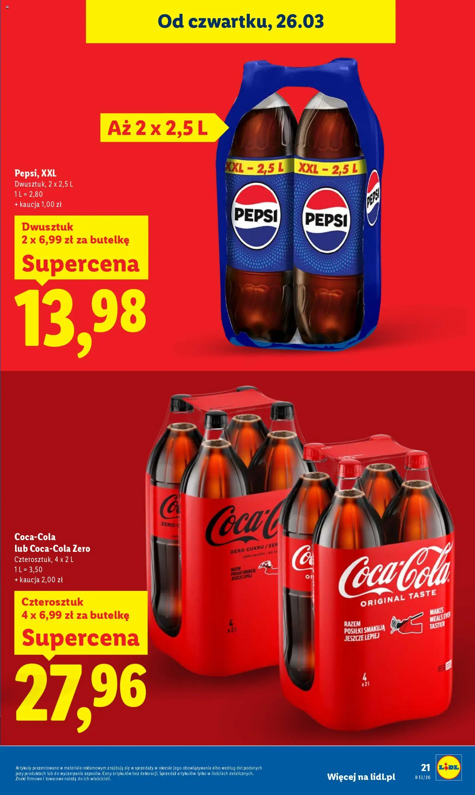 Lidl Polsko leták od 26.03.2026 | Strana: 21 | Produkty: Pepsi