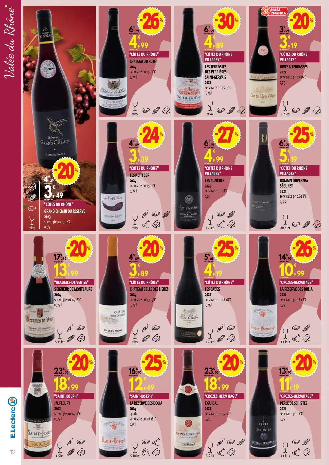 Novi E.leclerc katalog ponudbe – veljaven od 14.10.2025 | Stran: 12
