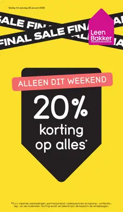 Leen Bakker - Folder - Voorbeeld van een folder van Leen Bakker, geldig van 05.01.2026