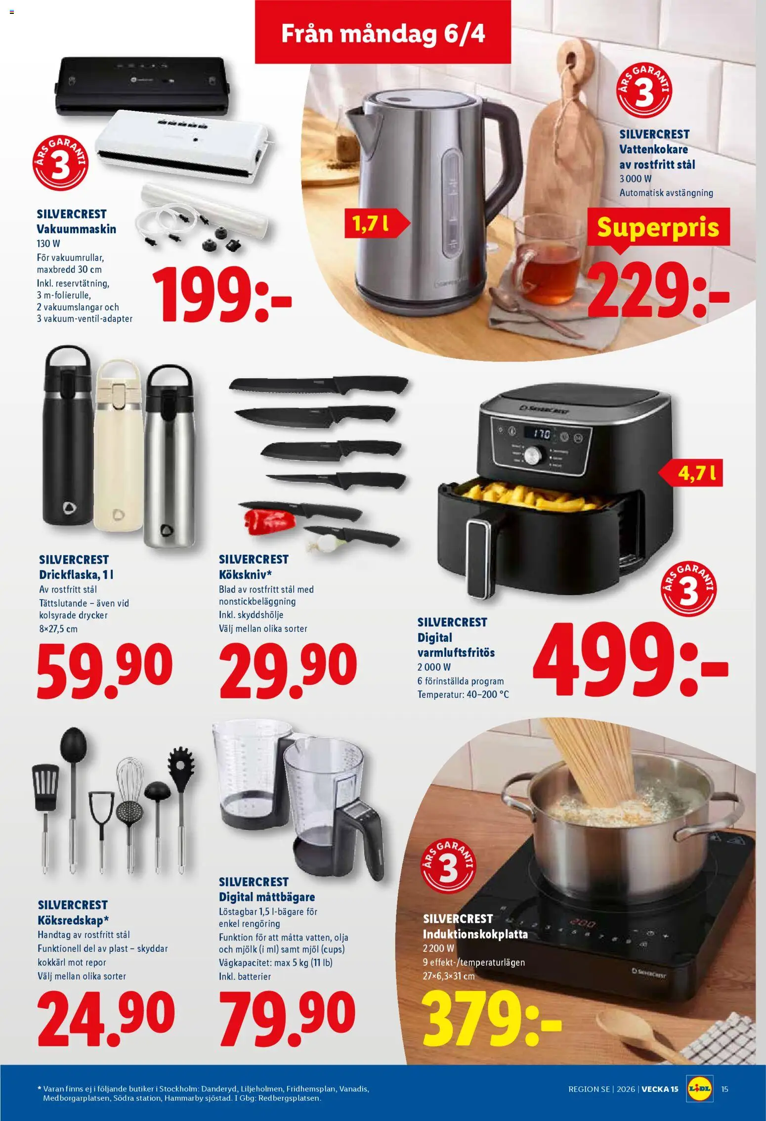 Lidl reklamblad aktuell från 06.04.2026 | Sida: 18 | Produkter: Batterier, Matta, Mjölk, Olja