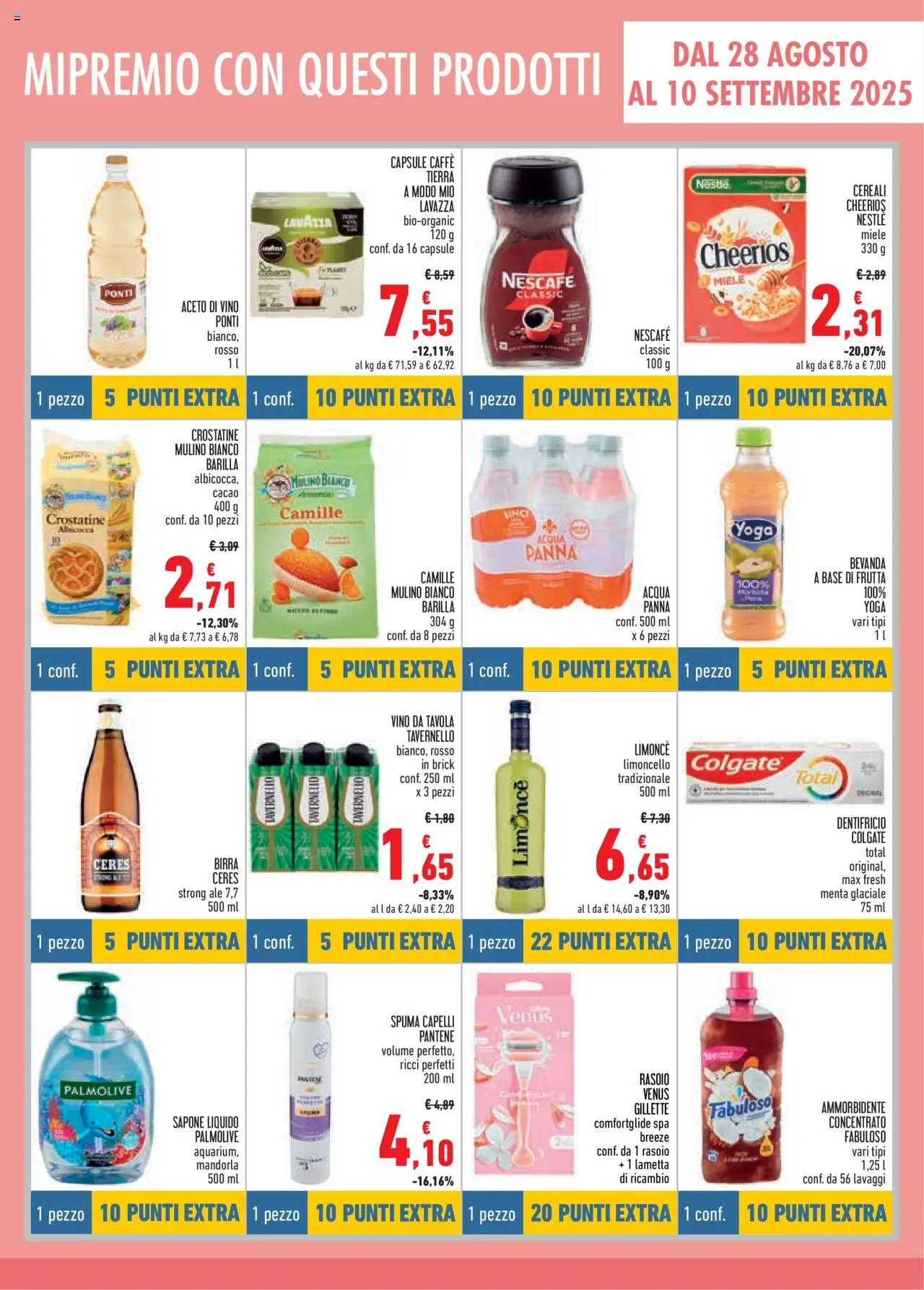 Volantino Conad del 14.08.2025 | Pagina: 7 | Prodotti: Birra, Panna, Limoncello, Cacao