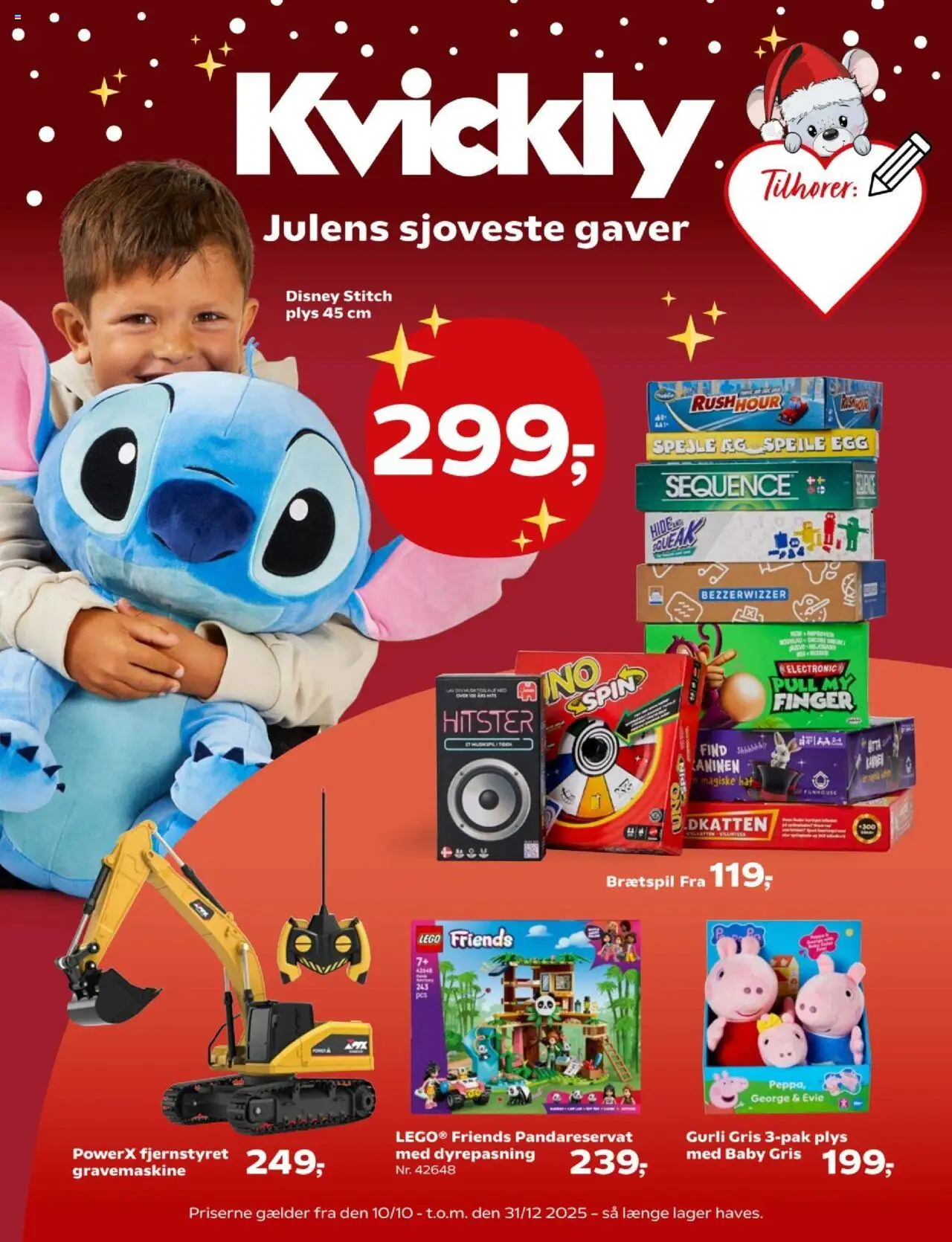 Kvickly tilbudsavis – gyldig fra 10.10.2025 | Side: 1 | Produkter: Æg, Hat