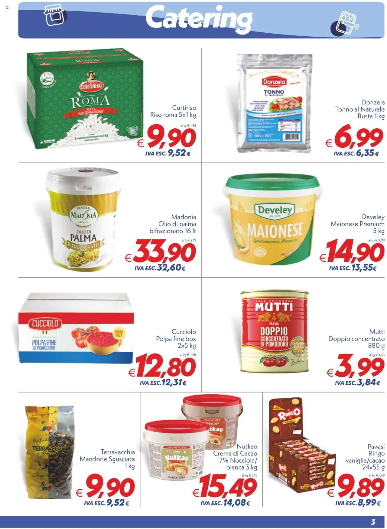 Volantino SuperConveniente del 12.08.2025 | Pagina: 3 | Prodotti: Maionese, Pomodoro, Tonno al naturale, Mutti
