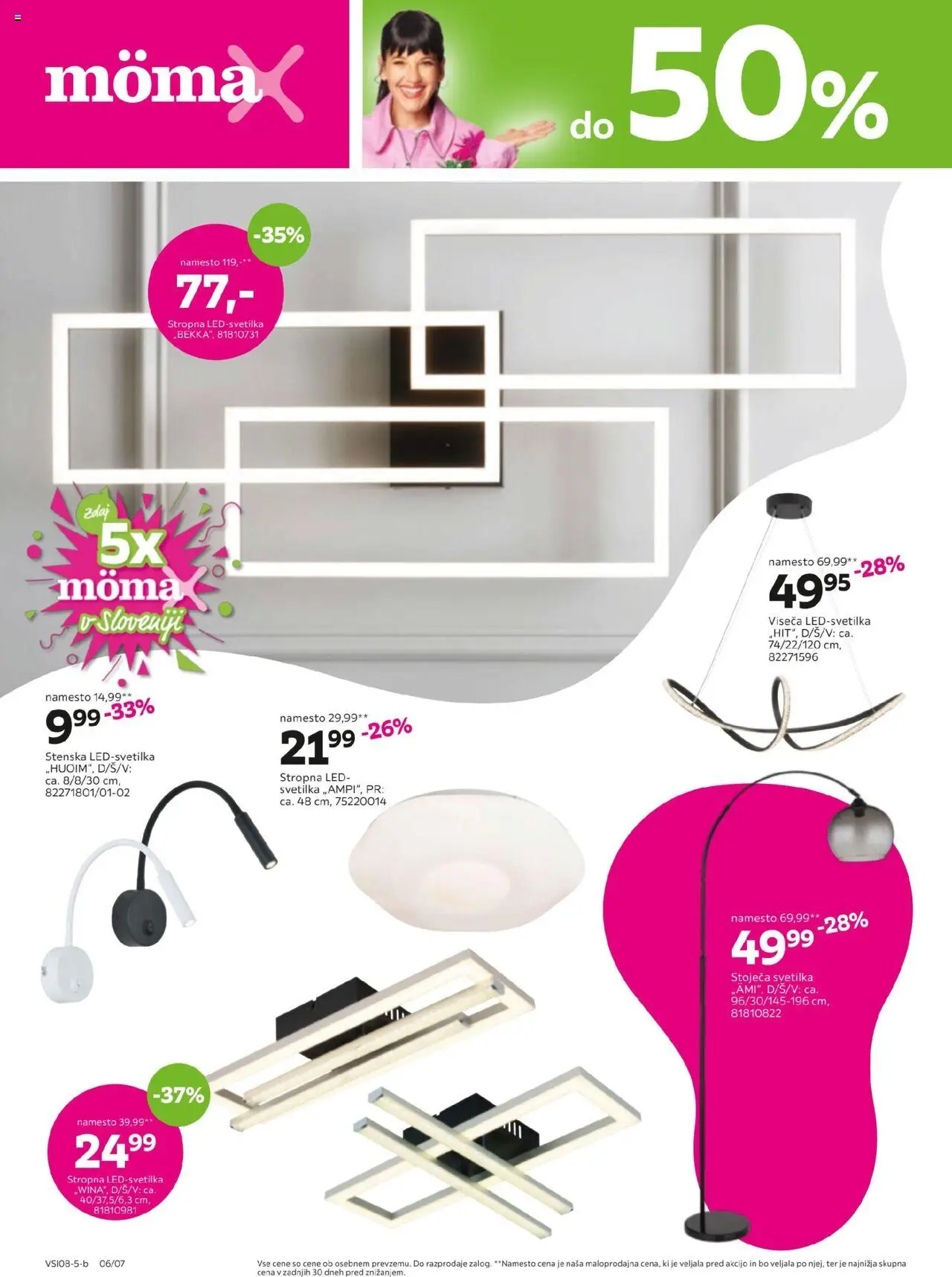 Novi Mömax katalog ponudbe – veljaven od 04.06.2025 | Stran: 6 | Izdelki: Svetilka