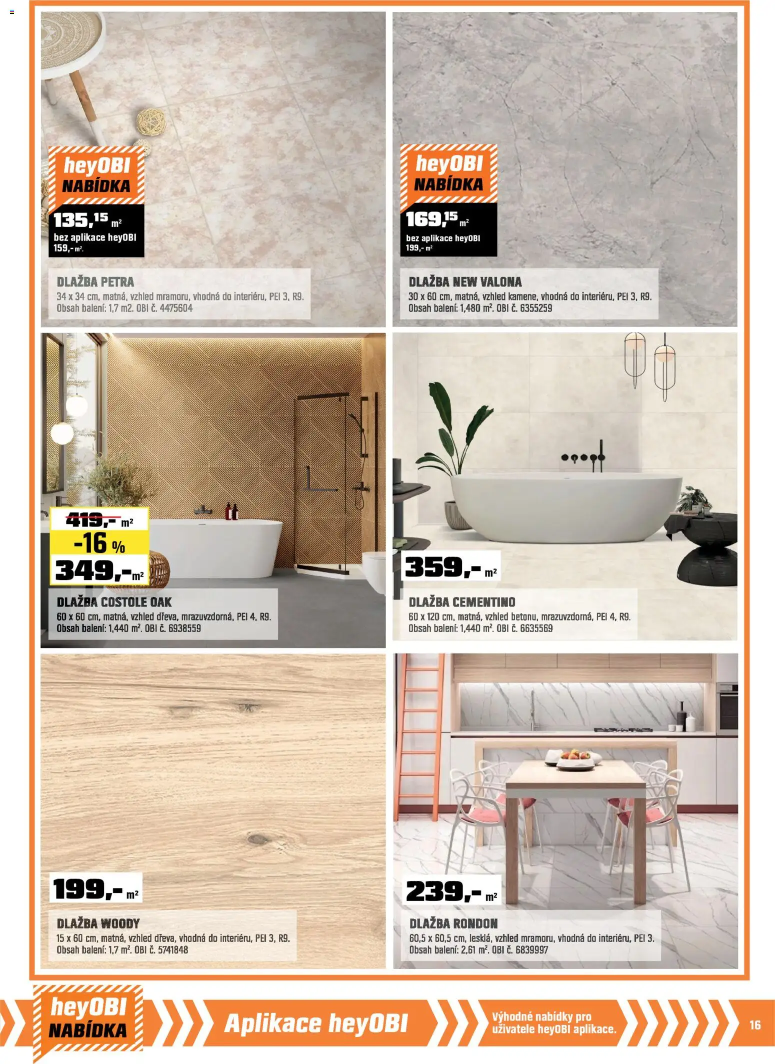 OBI leták od 01.03.2026 | Strana: 17 | Produkty: Dlažba