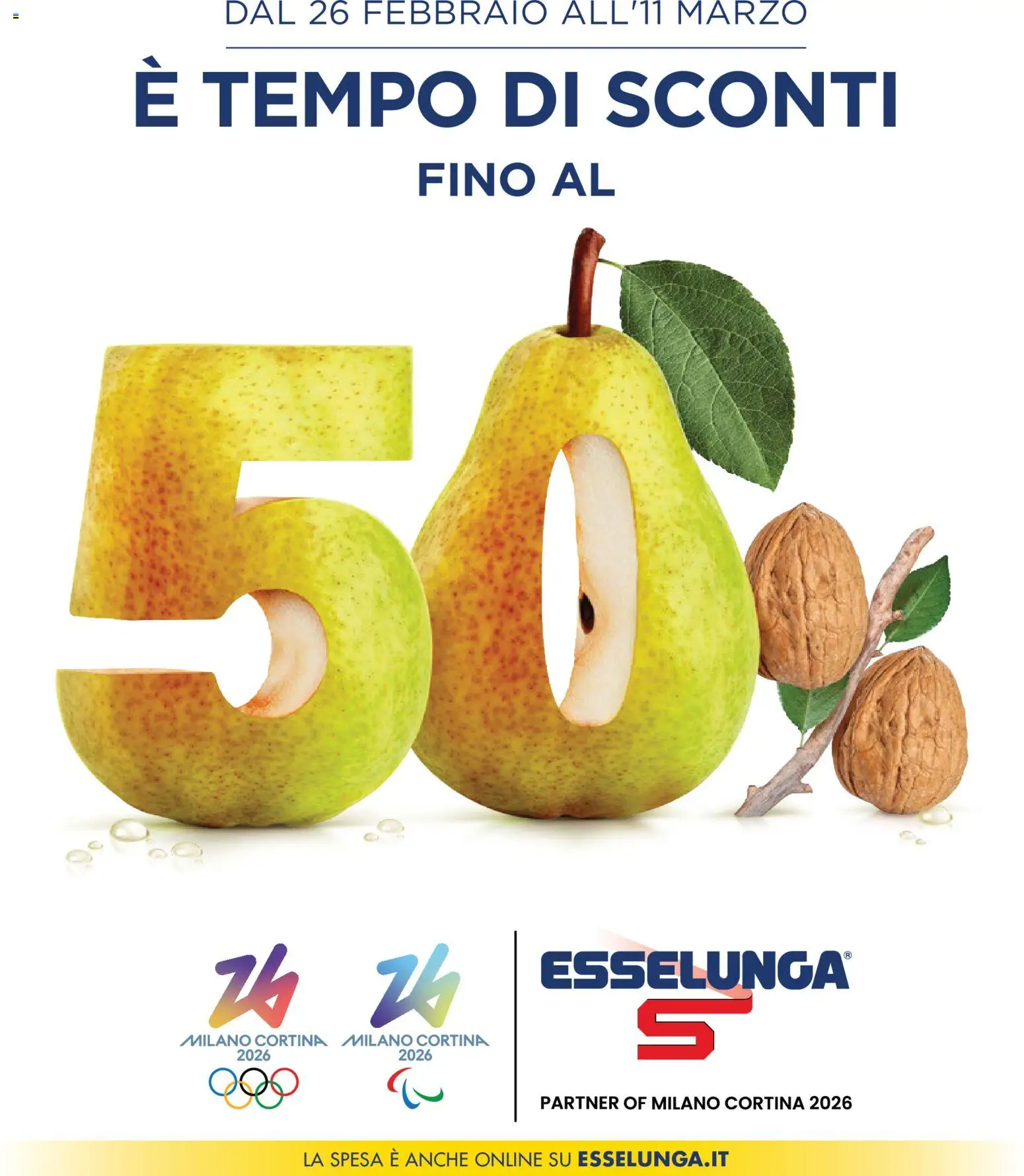Volantino Esselunga S del 26.02.2026 | Pagina: 1