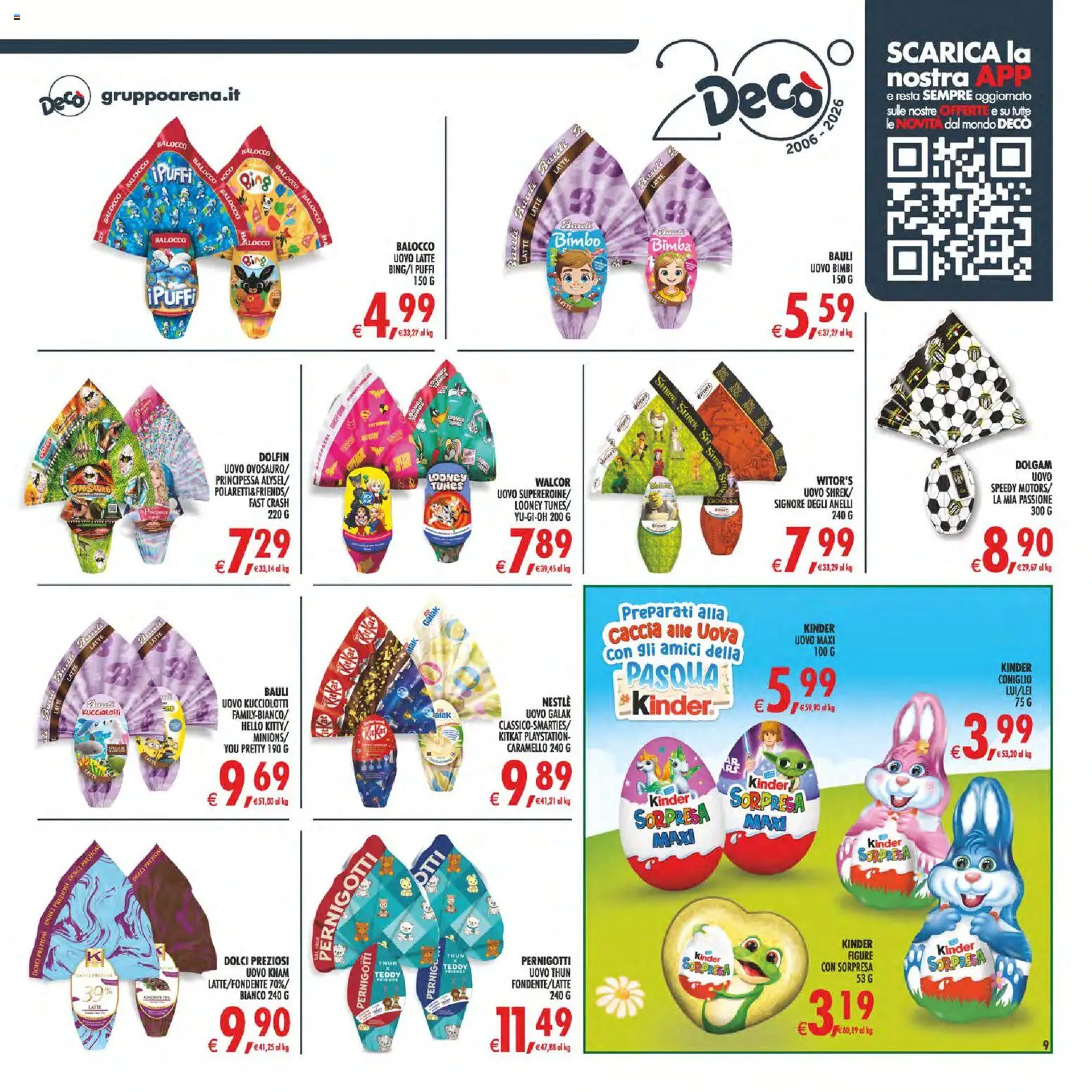 Volantino Decò del 17.03.2026 | Pagina: 11 | Prodotti: Uova, Latte, Playstation