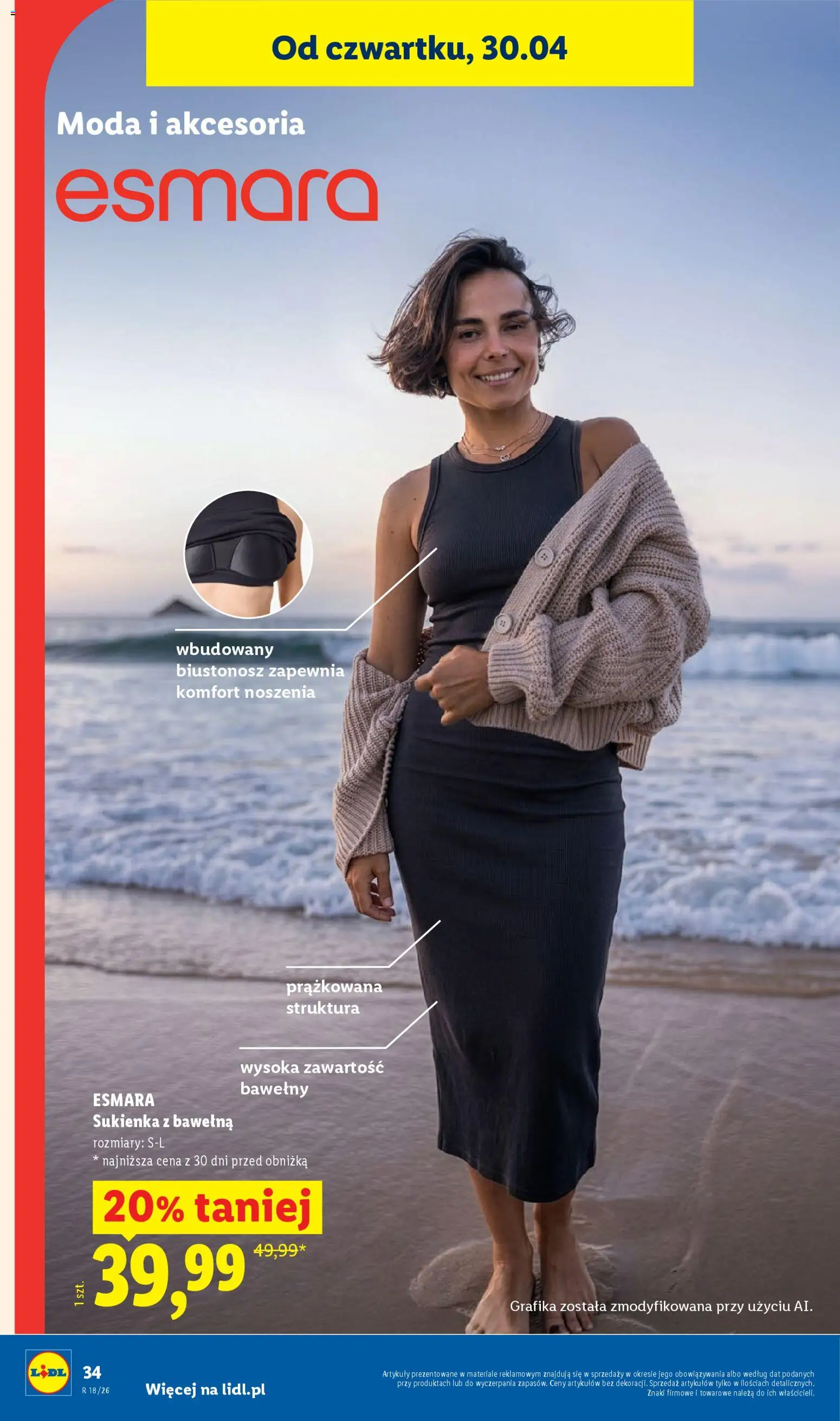 Lidl Katalog od 27.04.2026 | Strona: 39 | Produkty: Biustonosz, Sukienka