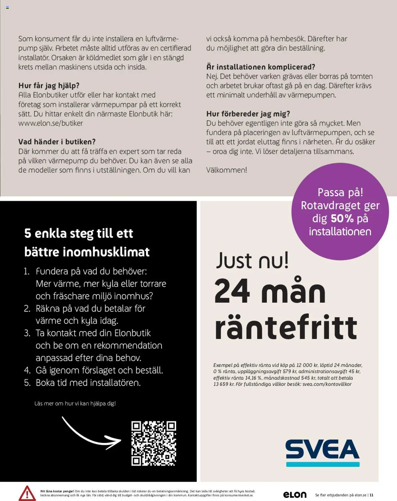 Elon reklamblad aktuell från 08.09.2025 | Sida: 11 | Produkter: Pump, Kontakt