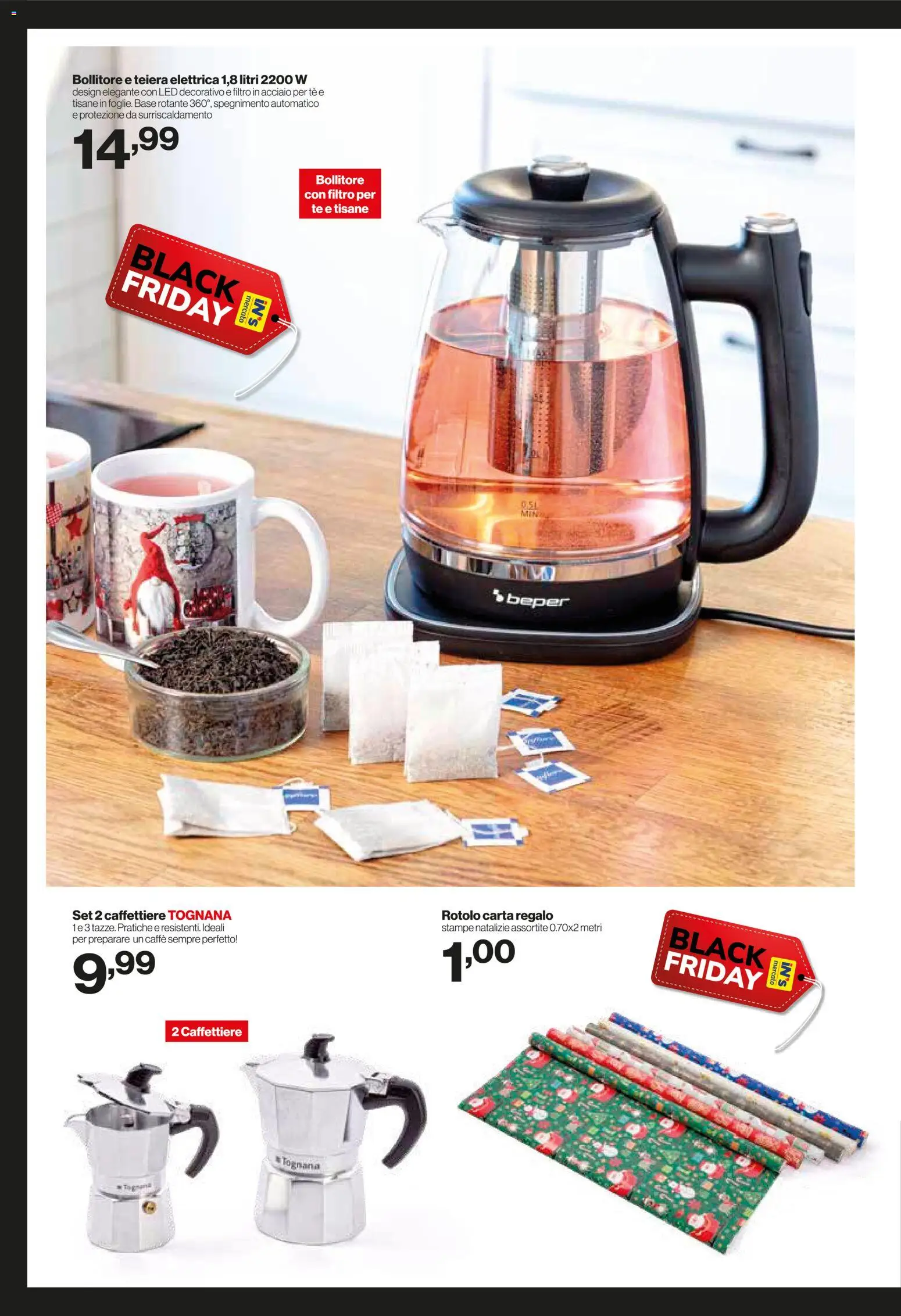 Volantino IN's del 19.11.2025 | Pagina: 6 | Prodotti: Caffè, Tè, Bollitore