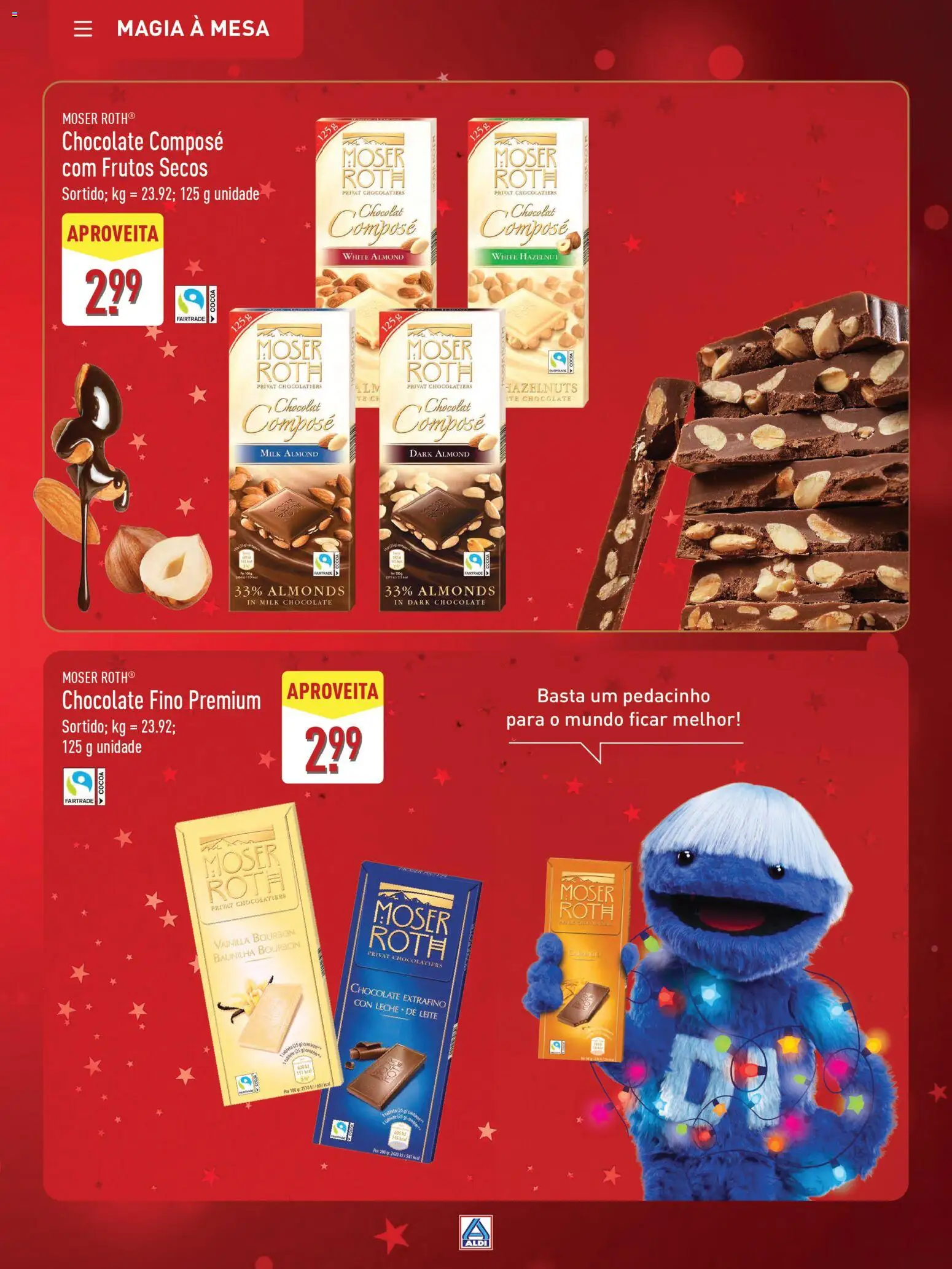 Aldi folheto │ válido de 22.11.2025 | Página: 33 | Produtos: Mesa, Leite, Chocolate