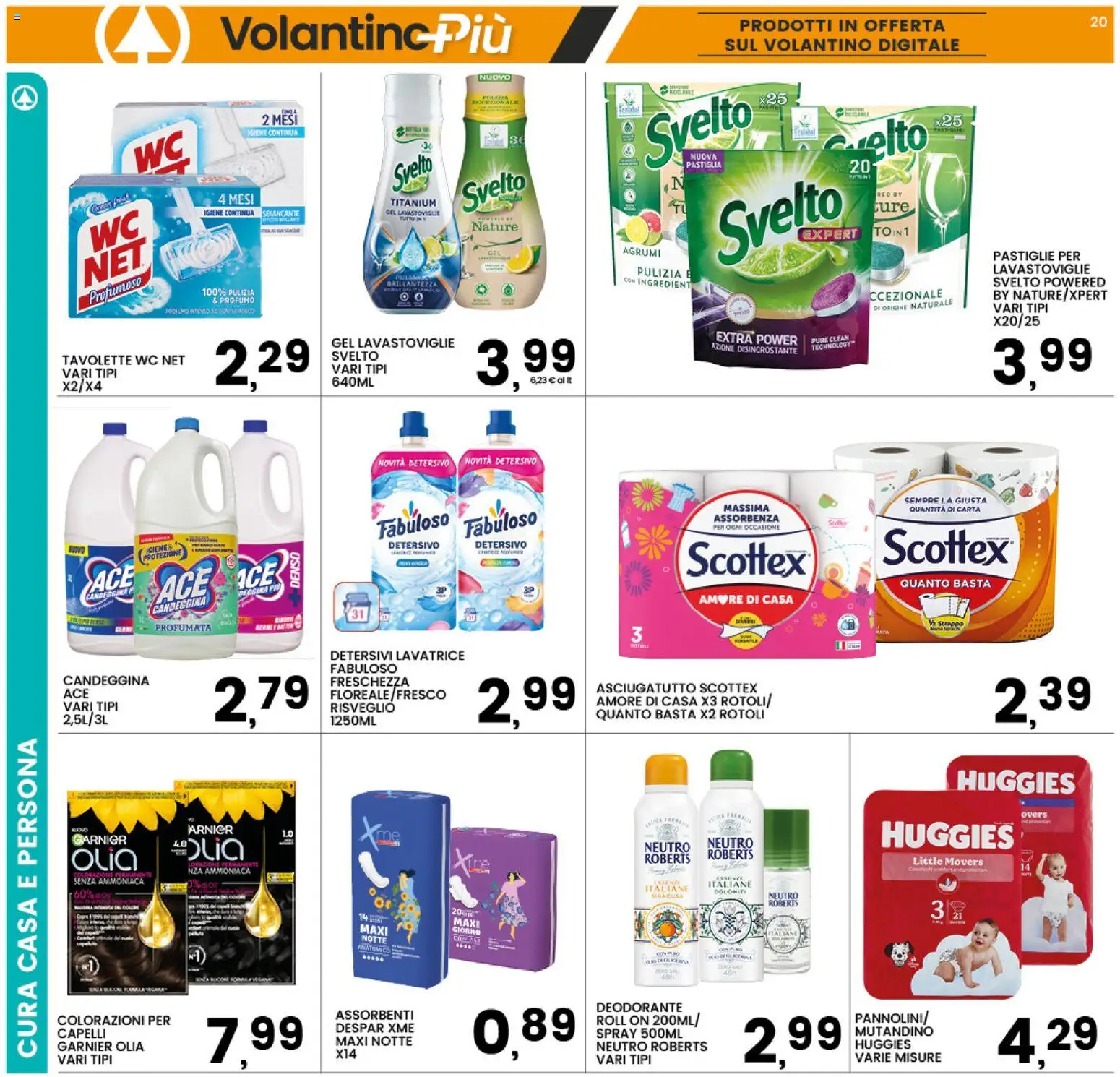 Volantino Interspar del 12.02.2026 | Pagina: 20 | Prodotti: Deodorante, Lavatrice, Asciugatutto, Profumo