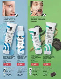 Jabón con Carbón Control Poros y Brillos Clearskin, 75 g | Jabón con Carbón Control Poros y Brillos │ válido desde el 01.09.2025 | Página: 134 | Productos: Jabón, Γαύρος, Toner