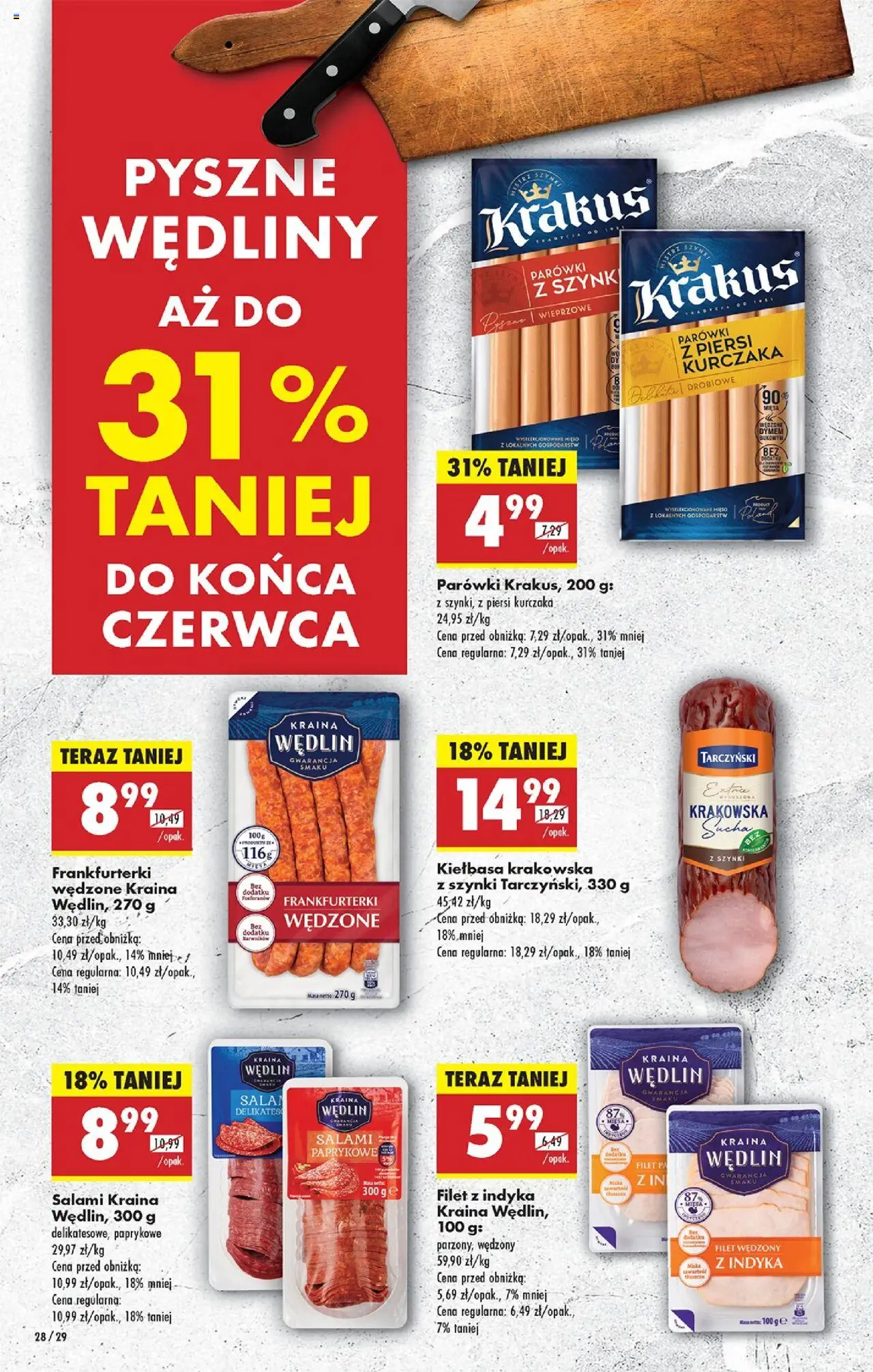 Biedronka gazetka od 09.06.2025 | Strona: 32 | Produkty: Piersi, Parówki, Salami, Wędliny