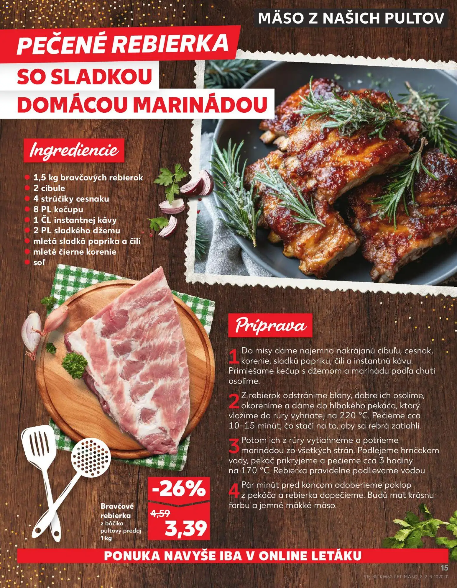 Kaufland SK akciós ujság - amely érvényes a következő dátumtól: 27.12.2025 | Oldal: 15 | Termékek: Só