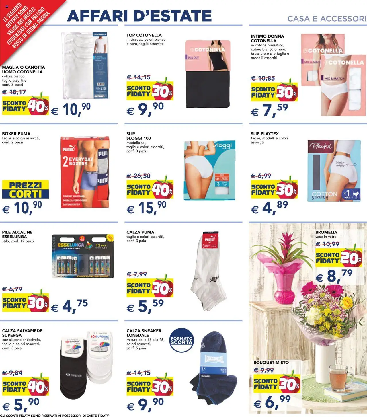 Volantino Esselunga S del 31.07.2025 | Pagina: 22 | Prodotti: Canotta, Intimo, Boxer, Silicone
