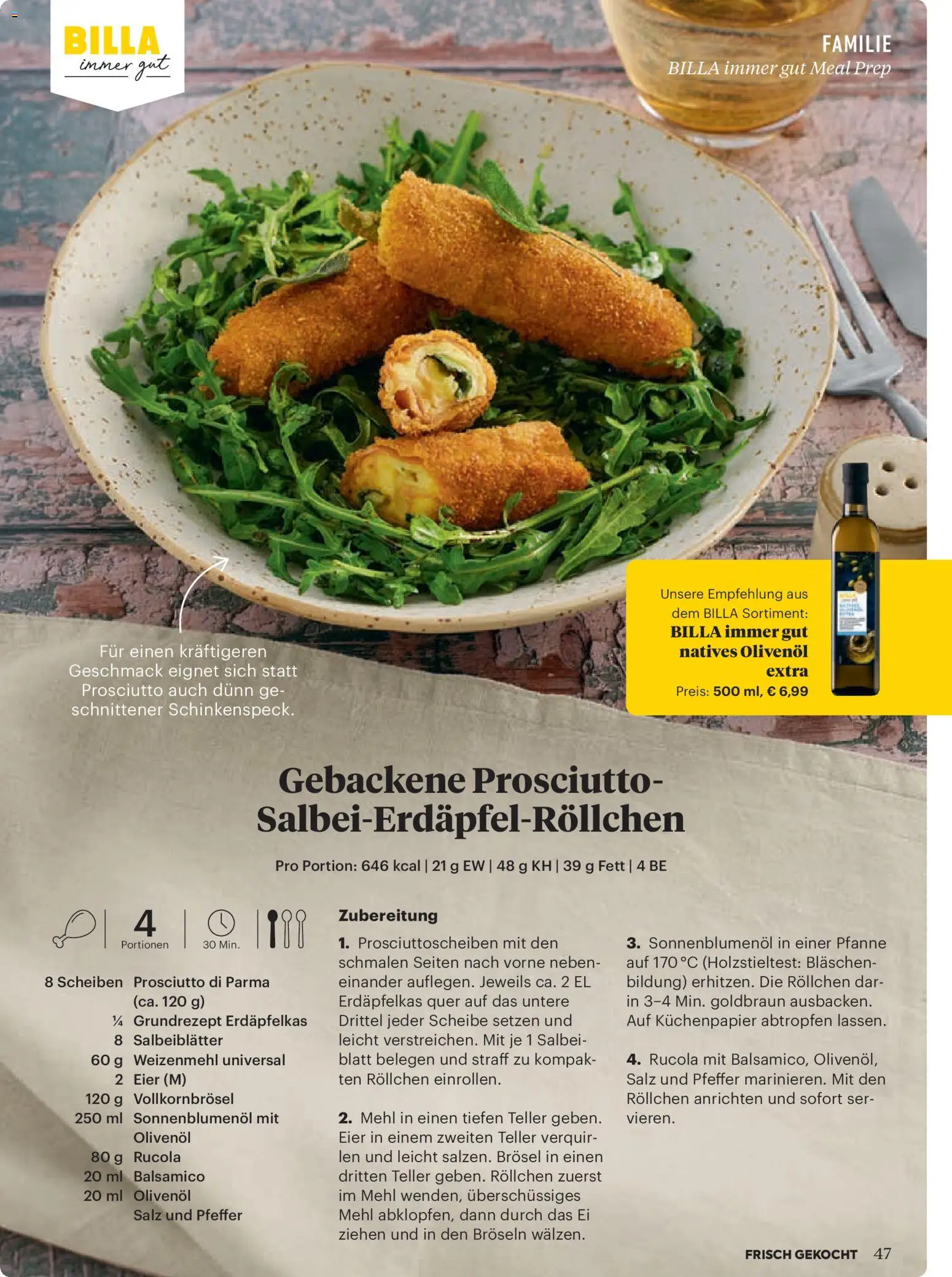 Billa Frisch Gekocht gültig ab 01.05.2026 | Seite: 47 | Produkte: Salz, Pfeffer, Eier
