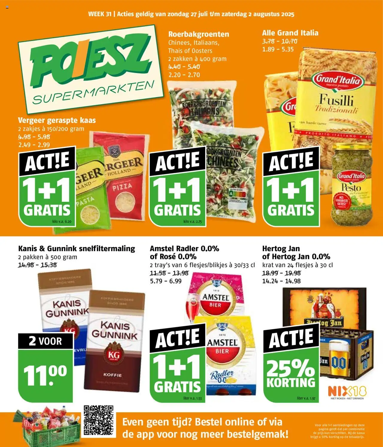  | Pagina: 1 | Producten: Kaas, Koffie, Pizza, Bier