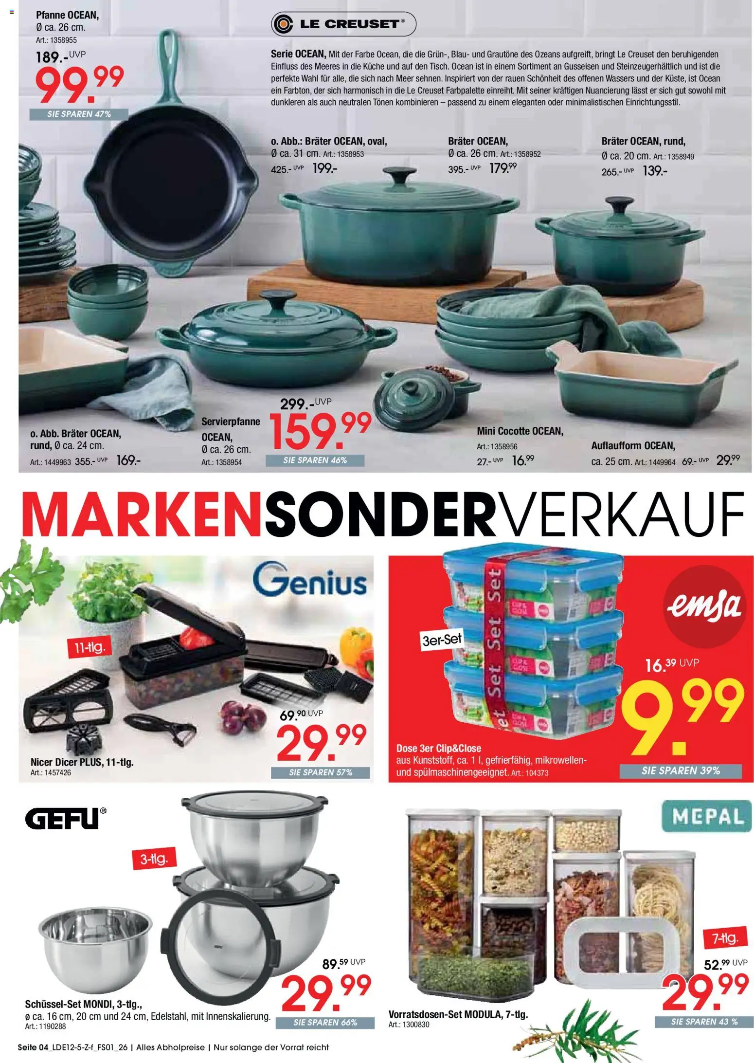 Zurbrüggen Marken-Sonderverkauf – gültig ab 06.12.2025 | Seite: 4 | Produkte: Küche