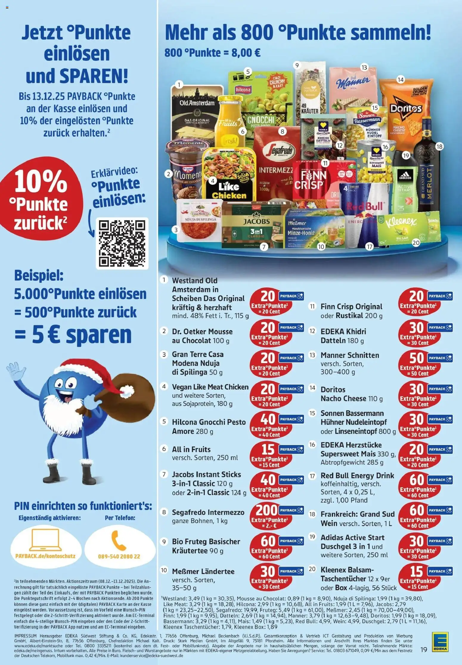 Edeka prospekt Geislingen	 – gültig ab 08.12.2025 | Seite: 21 | Produkte: Energy, Messmer, Shower Gel, Fleisch