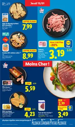 LIDL - Prévisualisation de LIDL catalogue semaine 3 valide à partir de 15.01.2026 | Page: 7 | Produits: Barbecue, Thon, Ribs, Porc