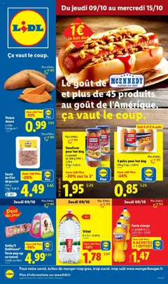 LIDL - Prévisualisation de LIDL - Tout l'esprit de l'Amérique vous attend avec la gamme McEnnedy chez Lidl valide à partir de 09.10.2025