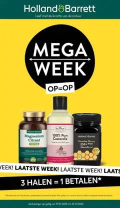 Holland & Barrett - Folder - Voorbeeld van een folder van Holland & Barrett, geldig van 19.01.2026