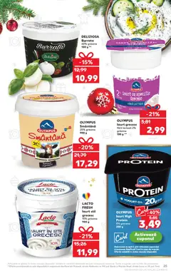 Ofertele Kaufland valabile de la 10.12.2025 | Pagină: 25 | Produse: Çift taraflı üst, Masaüstü kılıfı, Iaurt, Smântână